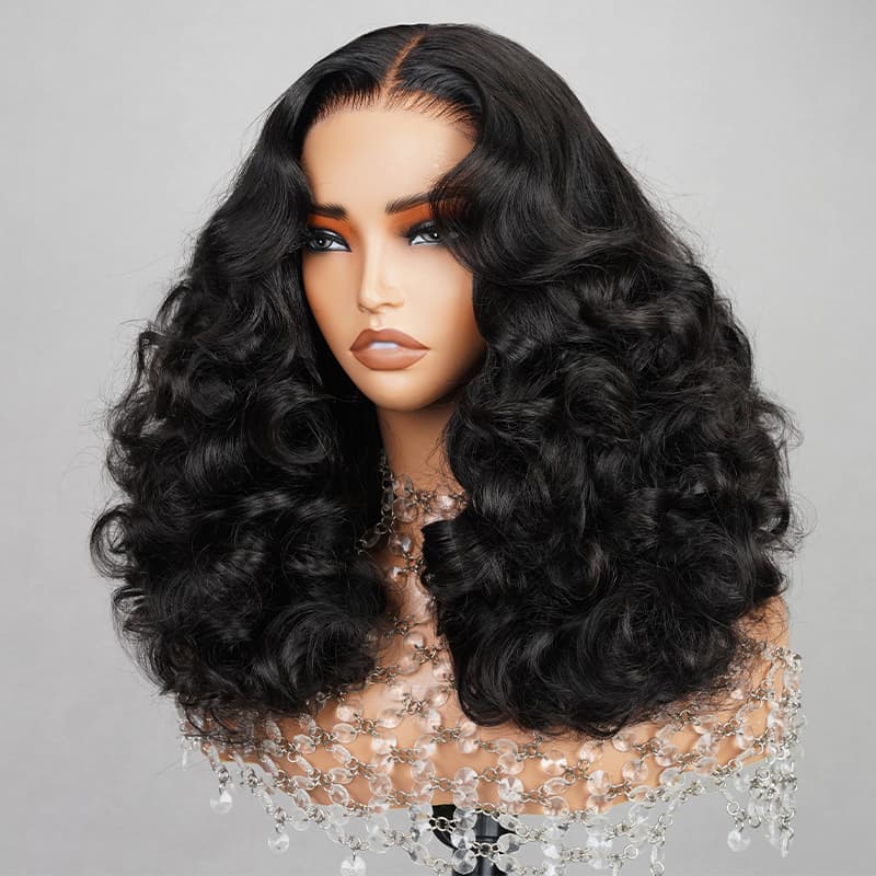 Funmi Curly Pre-cut Short Glueless Wig