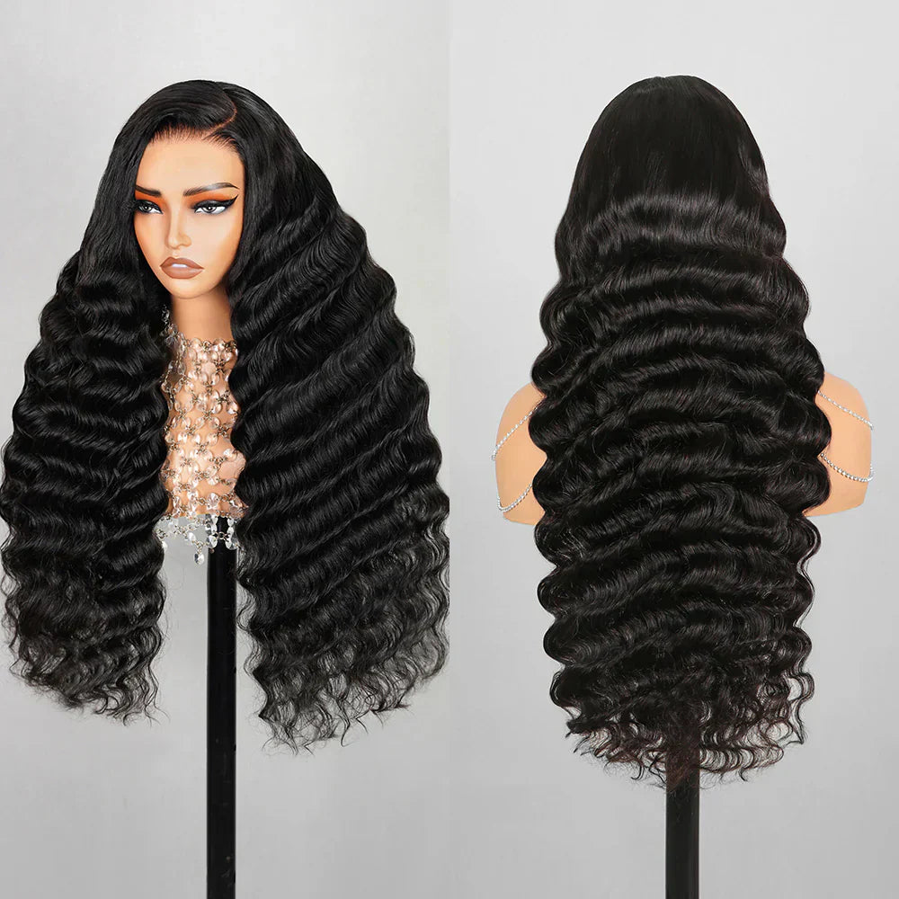 Pre-cut Glueless Wig - Deep Wave