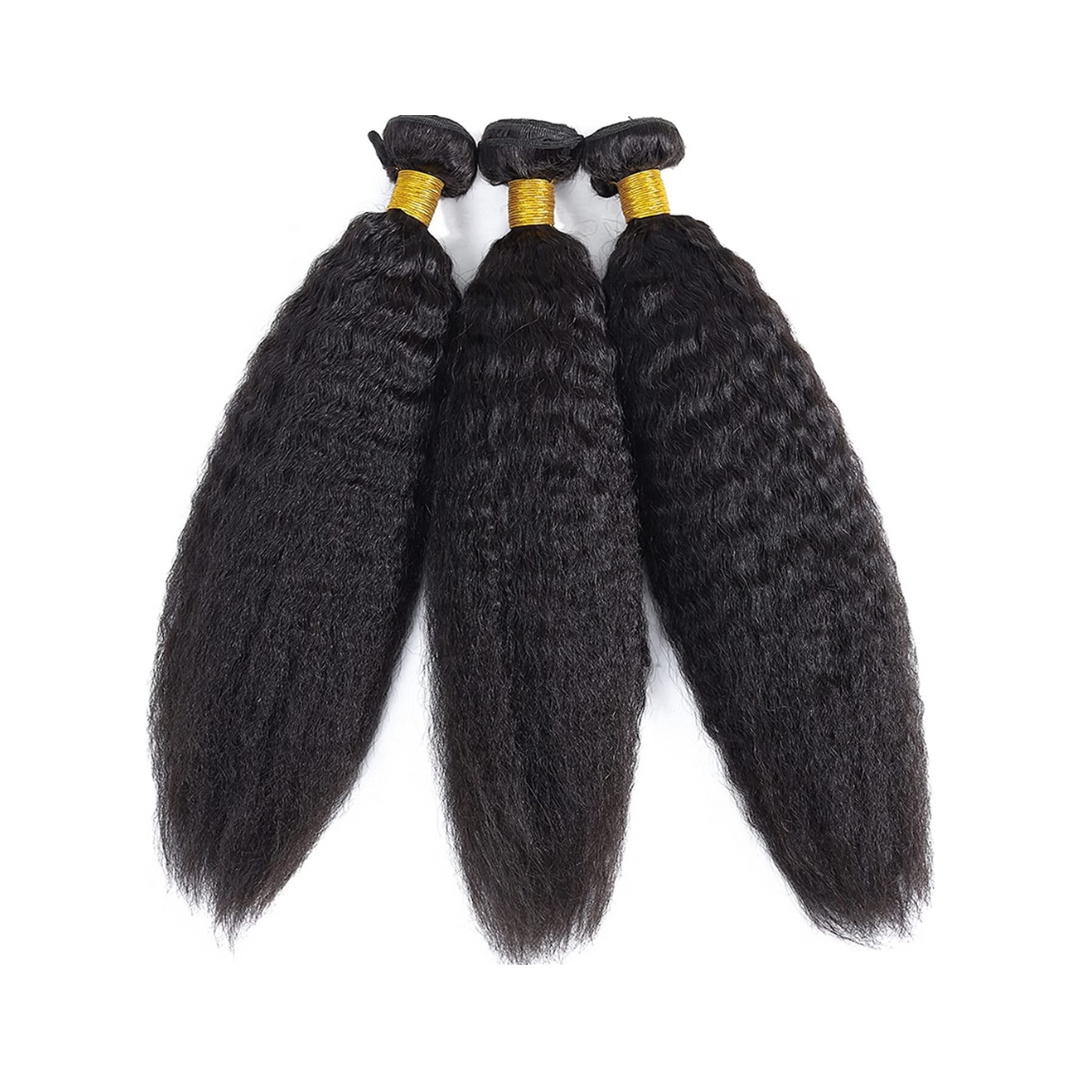 Set of 3 Kinky Straight Hair Bundle