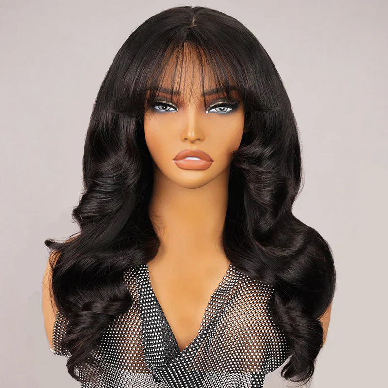 Glueless Wig with Bangs