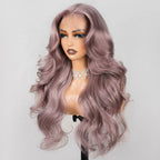 Ash Purple Pre-Cut Glueless Wig