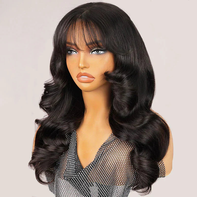 Glueless Wig with Bangs