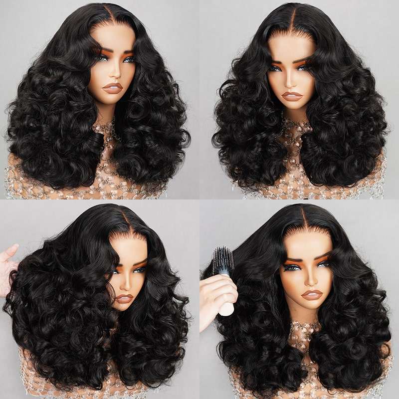 Funmi Curly Pre-cut Short Glueless Wig