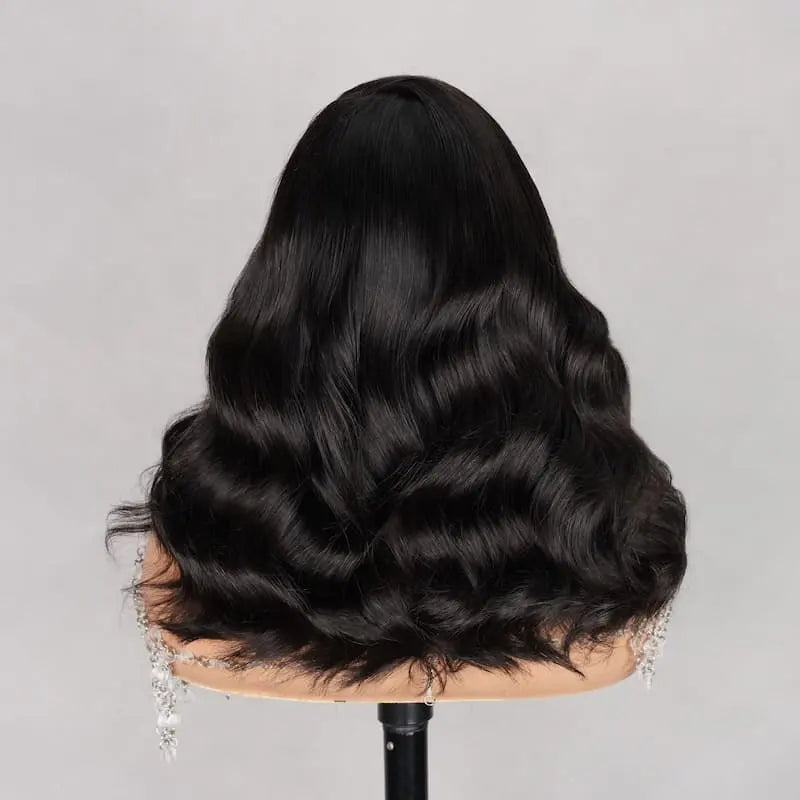 Body Wave Pre-cut Short Hair Glueless Wig