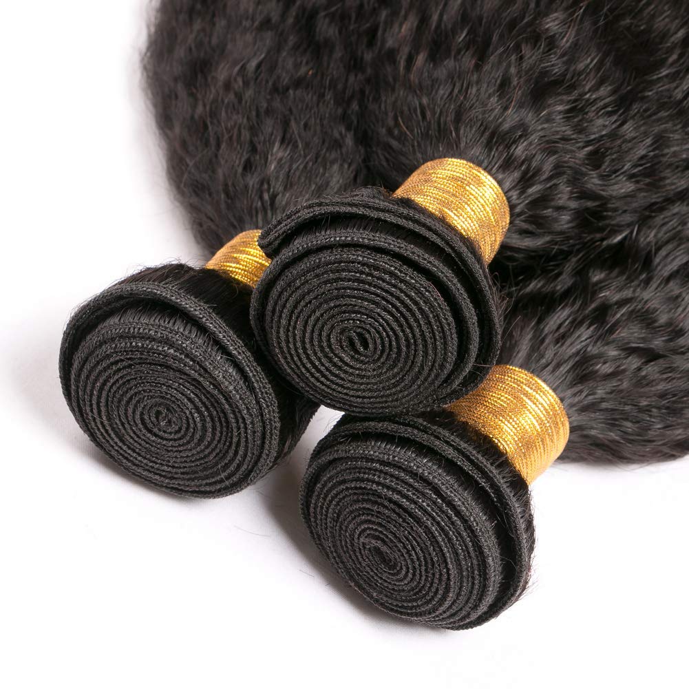 Set of 3 Kinky Straight Hair Bundle