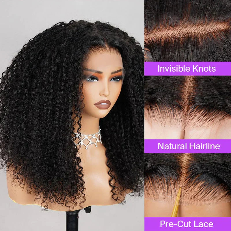 Pre-cut Glueless Wig - Kinky Curly
