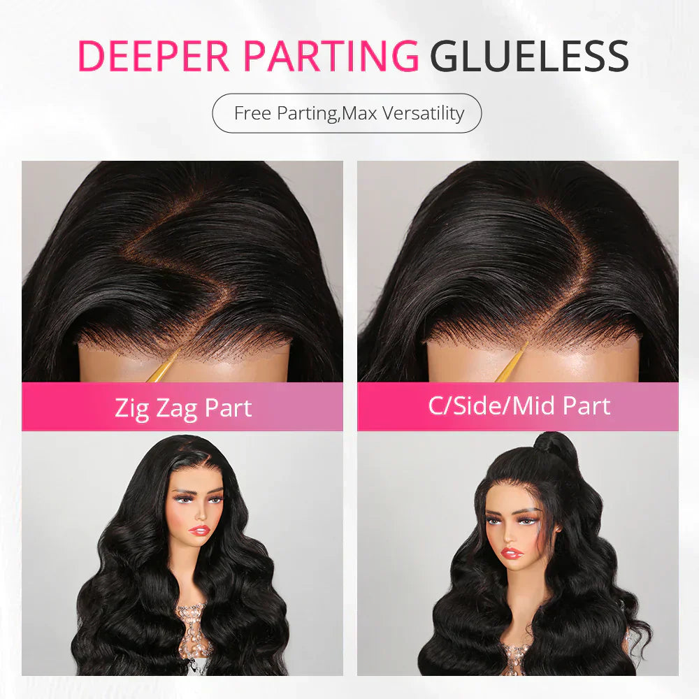 Pre-cut Glueless Wig - Body wave