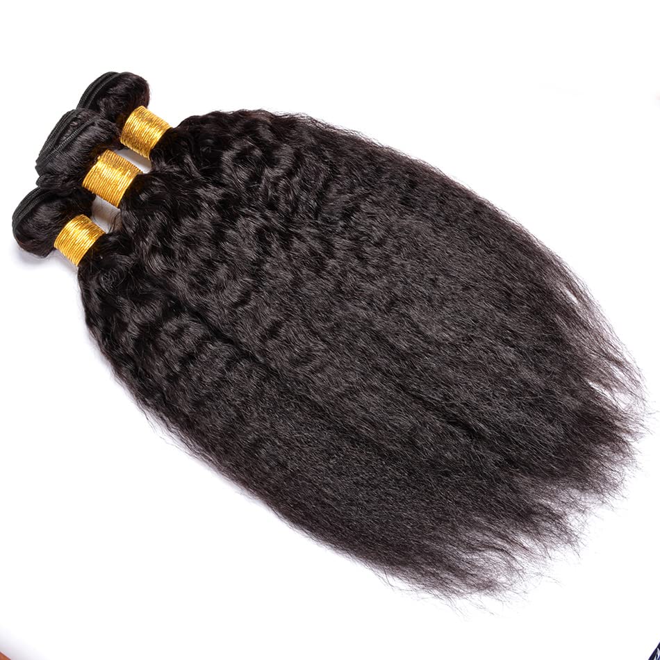 Set of 3 Kinky Straight Hair Bundle