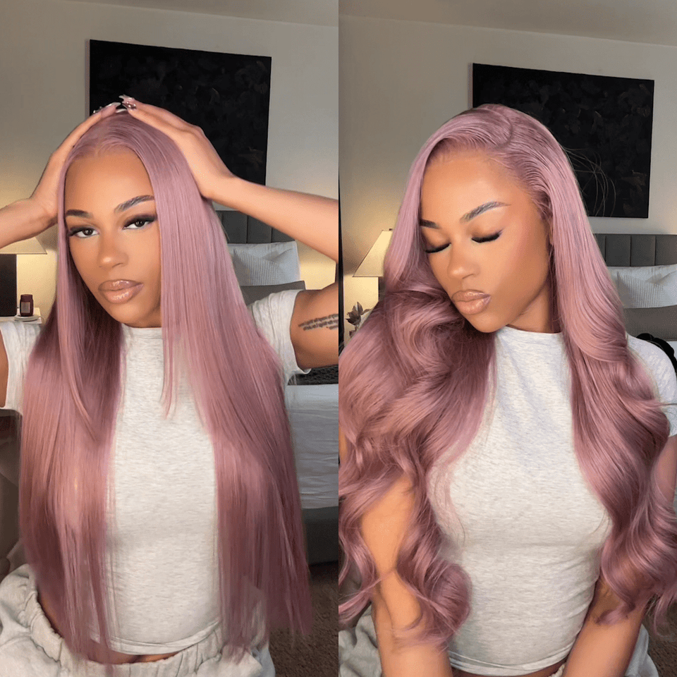 Ash Purple Pre-Cut Glueless Wig