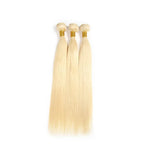 Set of 3 Straight Hair Bundle - Blonde 613