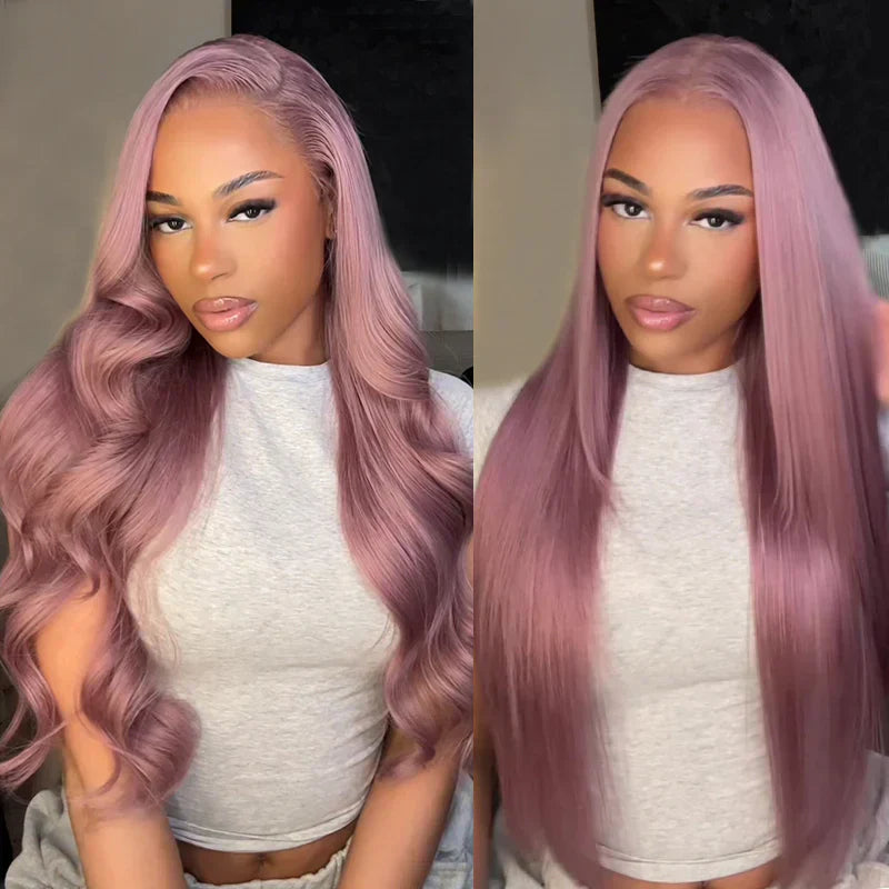 Pre-Everything Ash Purple Glueless Wig - Silky Straight