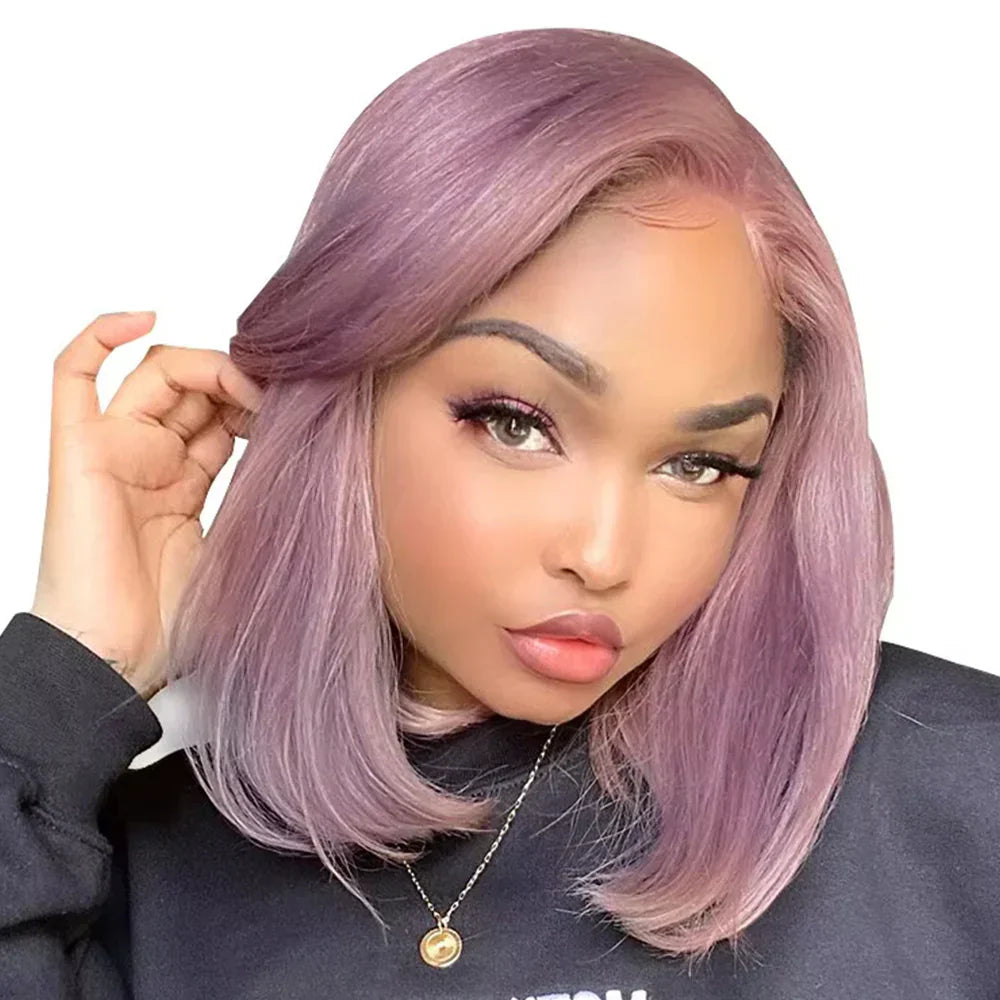 Pre-Everything Ash Purple Glueless Wig - Silky Straight