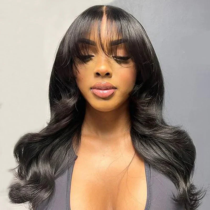 Glueless Wig with Bangs