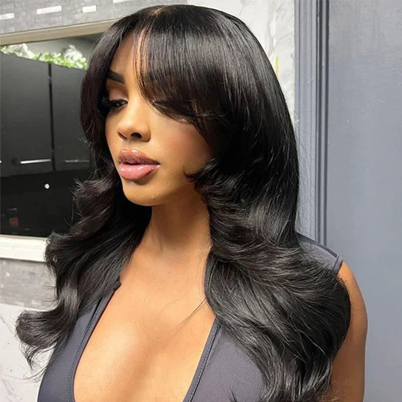 Glueless Wig with Bangs
