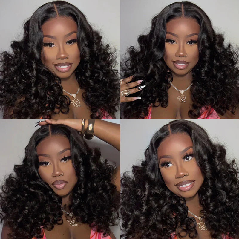 Funmi Curly Pre-cut Short Glueless Wig