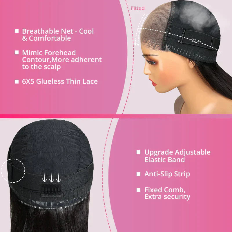 Pre-cut Glueless Wig - Body wave