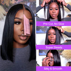 Pre-cut Glueless Wig - Straight